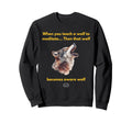 Funny Meditation Werewolf Zen Sweatshirt - Unique Graphic Men Women - T-Shirt, Sweatshirt, Hoodie