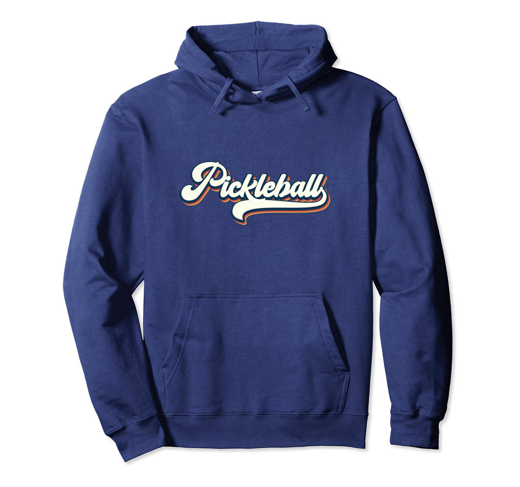 Pickleball Typography Pickleball Text Hoodie - Graphic Print Men Women - T-Shirt, Sweatshirt, Hoodie