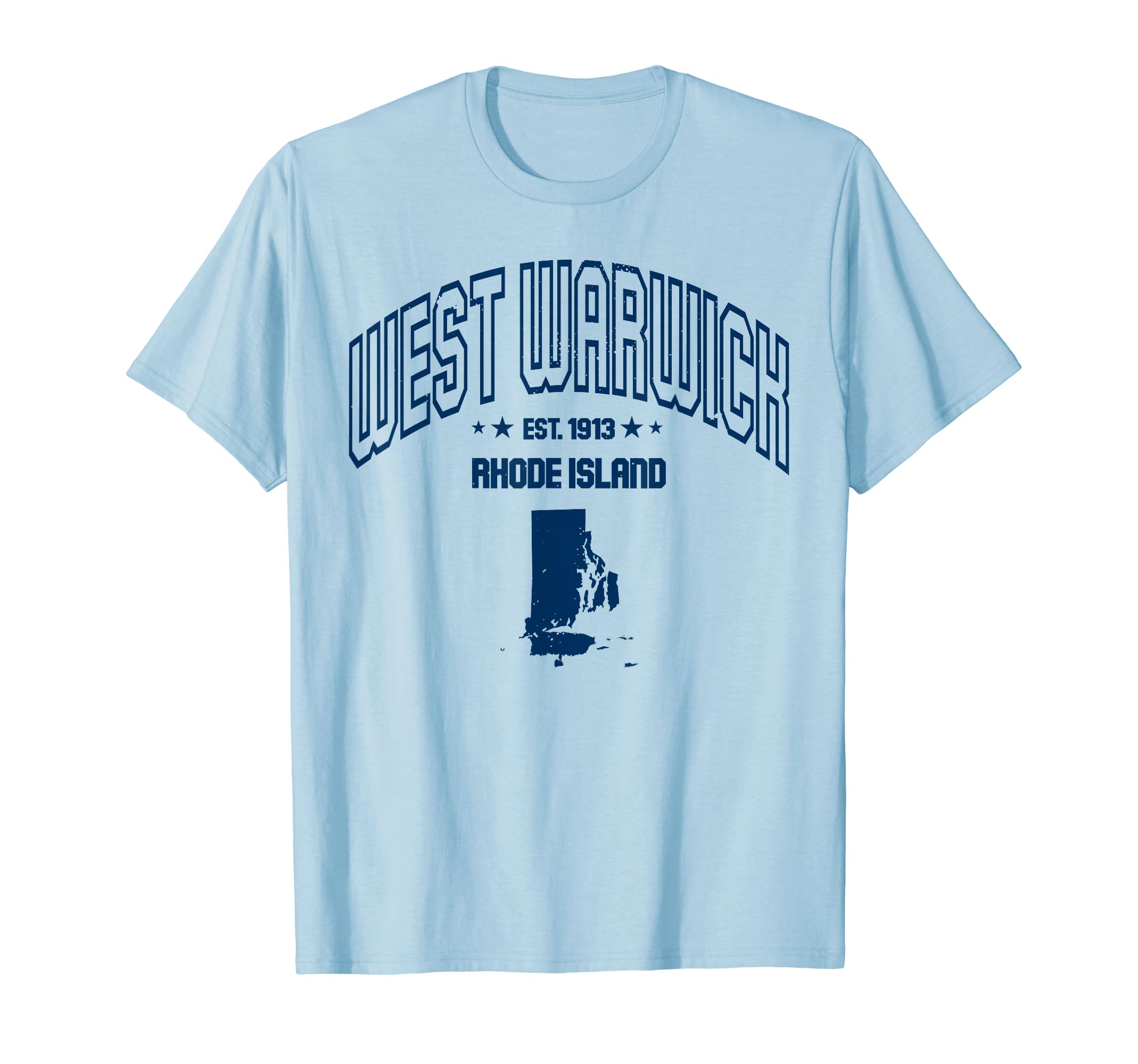 West Warwick Rhode Island Ri T-Shirt - Minimalist Print Men Women - T-Shirt, Sweatshirt, Hoodie