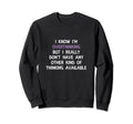 Funny Overthinking Witty Sarcastic Sweatshirt - Trendy Graphic Men Women - T-Shirt, Sweatshirt, Hoodie