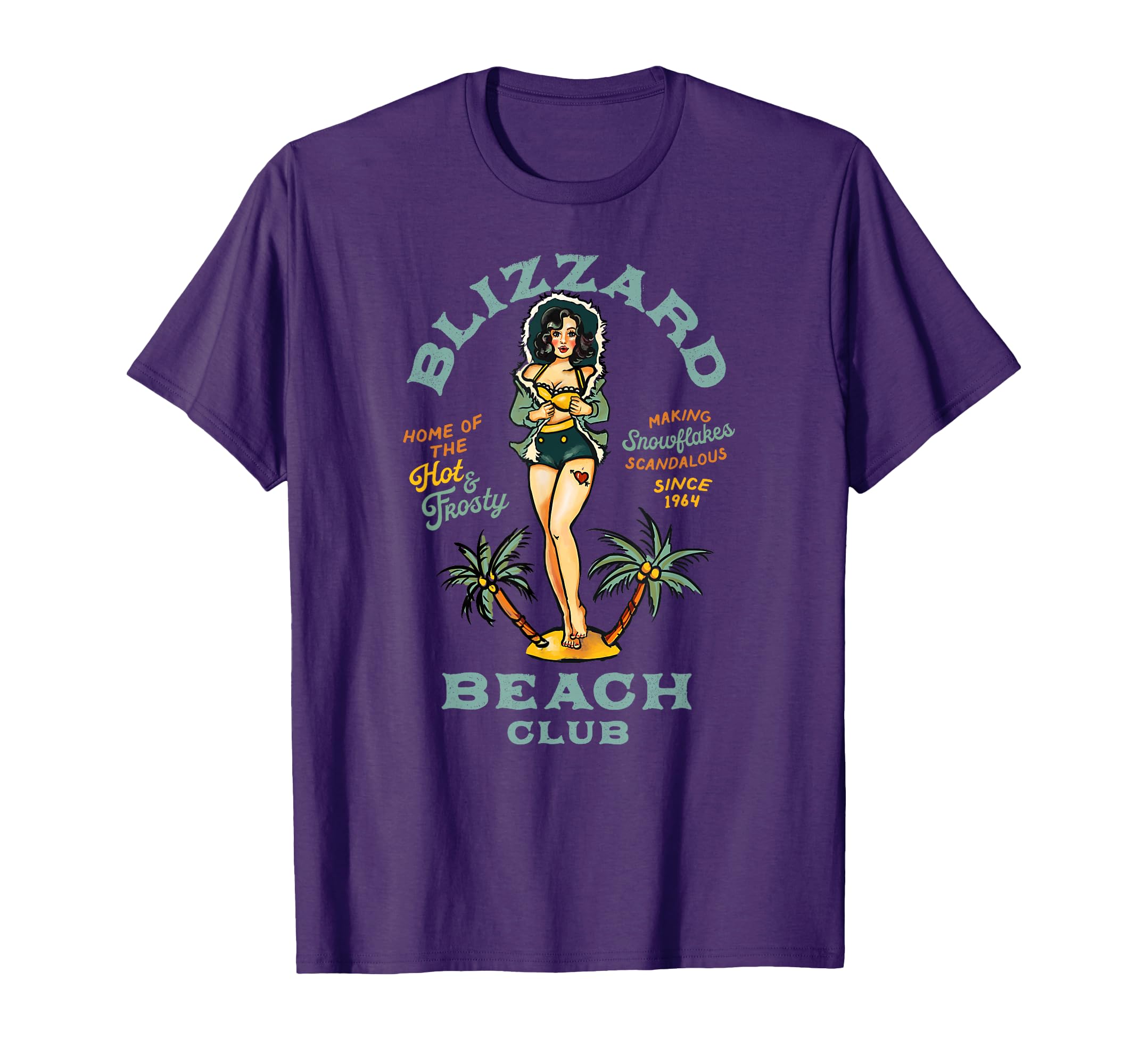 Pin Up Beach Bar Sailor Jerry Tattoo T-Shirt - Novelty Apparel for Adults - T-Shirt, Sweatshirt, Hoodie