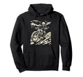 Skeleton Motorcycle Skeleton Rider Hoodie - Custom Art Print for Adults - T-Shirt, Sweatshirt, Hoodie