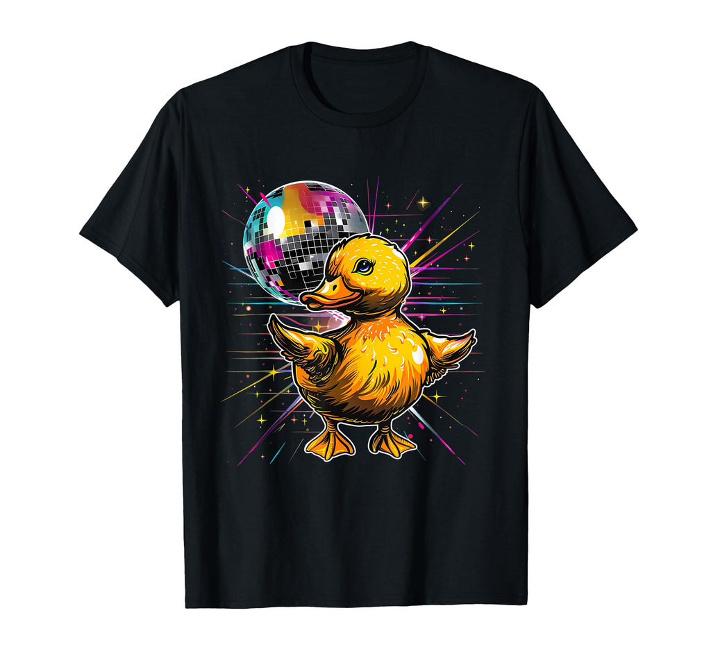 Rubber Duck Disco Dancing Disco Ball T-Shirt - Streetwear Style Men Women - T-Shirt, Sweatshirt, Hoodie