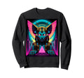 Vaporwave Sphinx 80S Synthwave Sweatshirt - Streetwear Style for Adults - T-Shirt, Sweatshirt, Hoodie