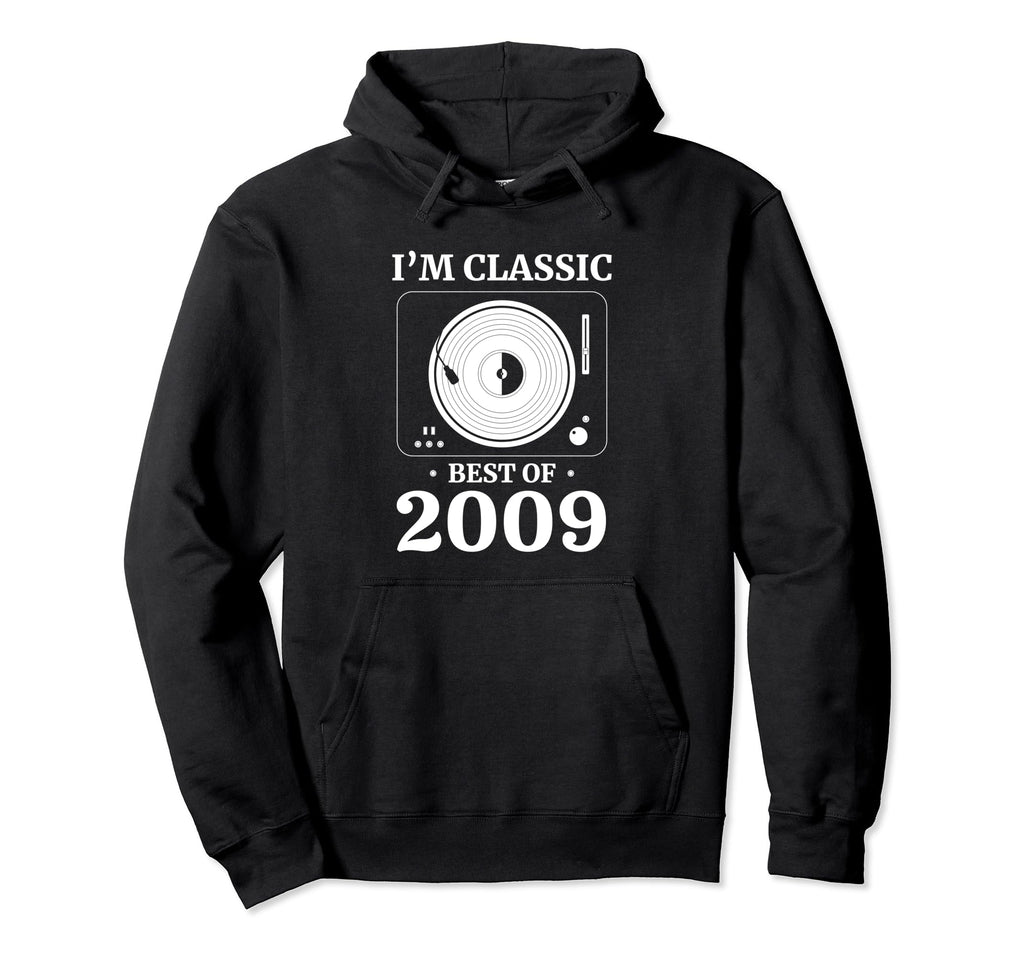 2009 Birthday Vinyl Lp Music Hoodie - Casual Everyday Wear for Adults - T-Shirt, Sweatshirt, Hoodie