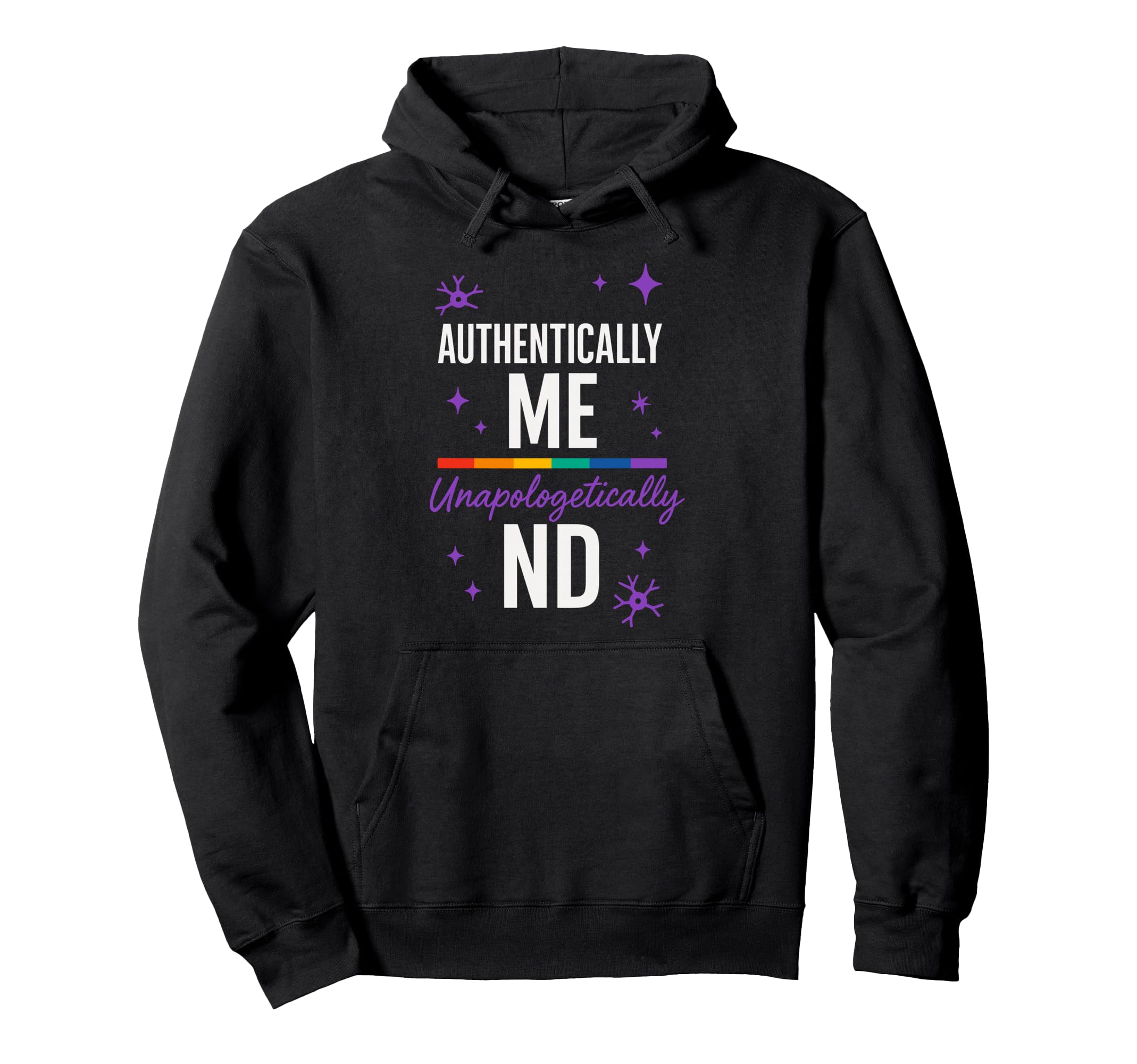Neurodivergent Pride Adhd Autism Hoodie - Novelty Apparel Unisex - T-Shirt, Sweatshirt, Hoodie
