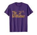 Grillfather Bbq Grill Smoker Barbecue T-Shirt - Minimalist Print Men Women - T-Shirt, Sweatshirt, Hoodie
