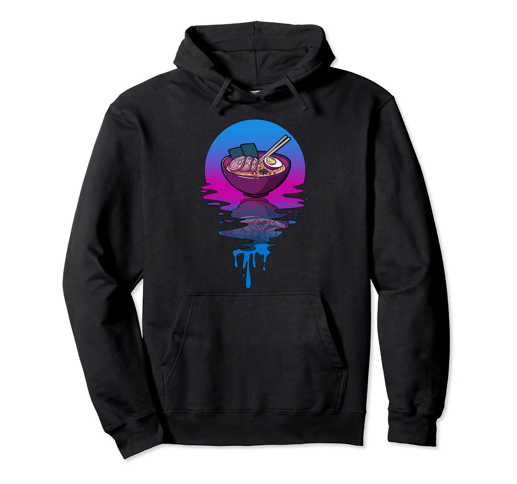 Sunset Ramen Hoodie - Custom Art Print for Adults - T-Shirt, Sweatshirt, Hoodie