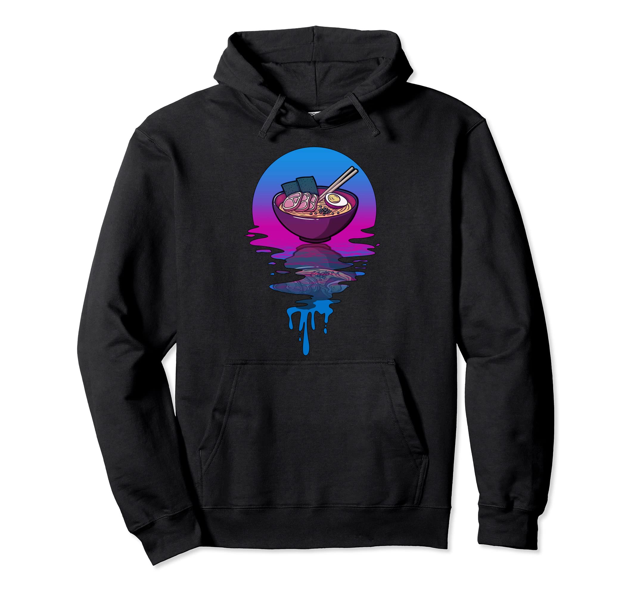 Sunset Ramen Hoodie - Custom Art Print for Adults - T-Shirt, Sweatshirt, Hoodie