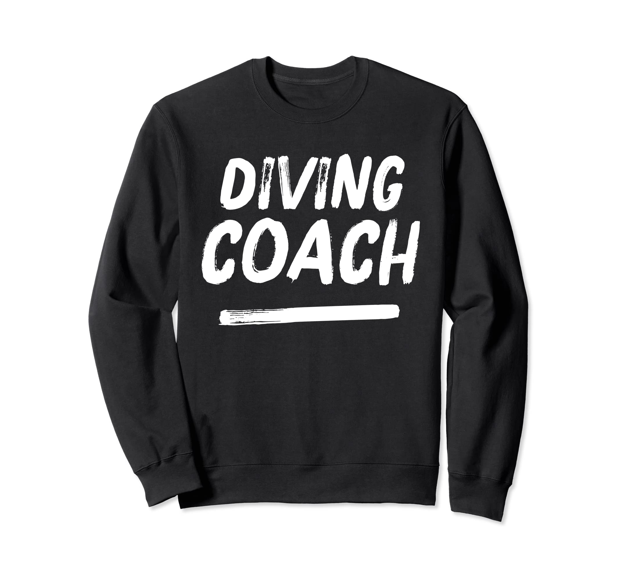 Diving Coach Distressed Coaches Sweatshirt - Graphic Print Men Women - T-Shirt, Sweatshirt, Hoodie