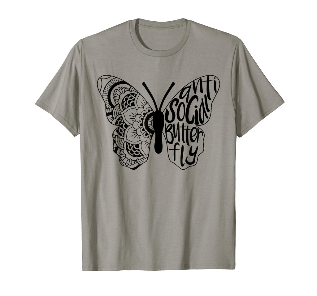 Anti Social Butterfly Introvert Funny T-Shirt - Streetwear Style Men Women - T-Shirt, Sweatshirt, Hoodie