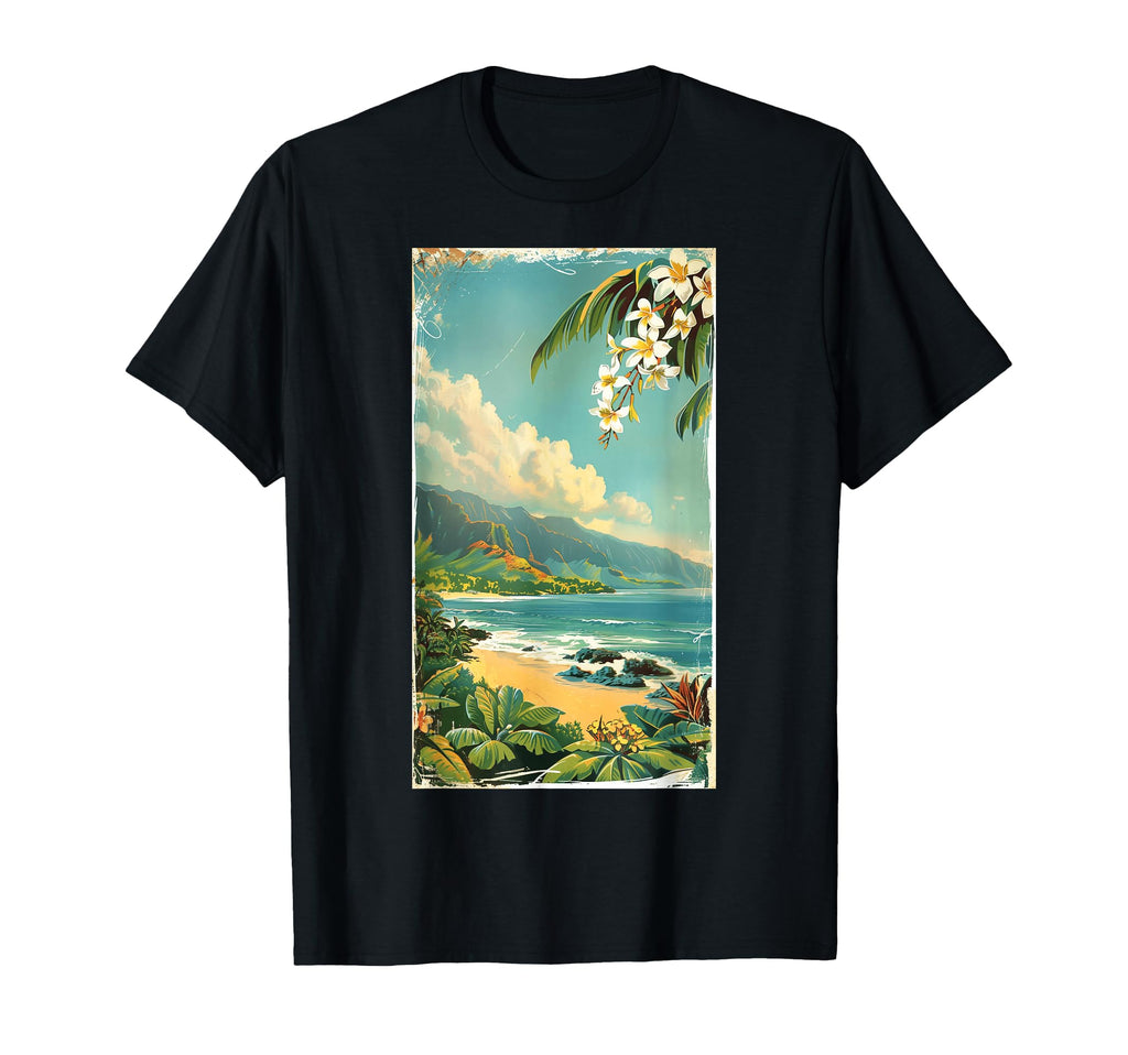 Hawaiian Postcard Inspired Tropical T-Shirt - Novelty Apparel for Adults - T-Shirt, Sweatshirt, Hoodie