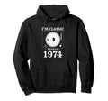 1974 Birthday Vinyl Lp Music Record Hoodie - Trendy Graphic for Adults - T-Shirt, Sweatshirt, Hoodie