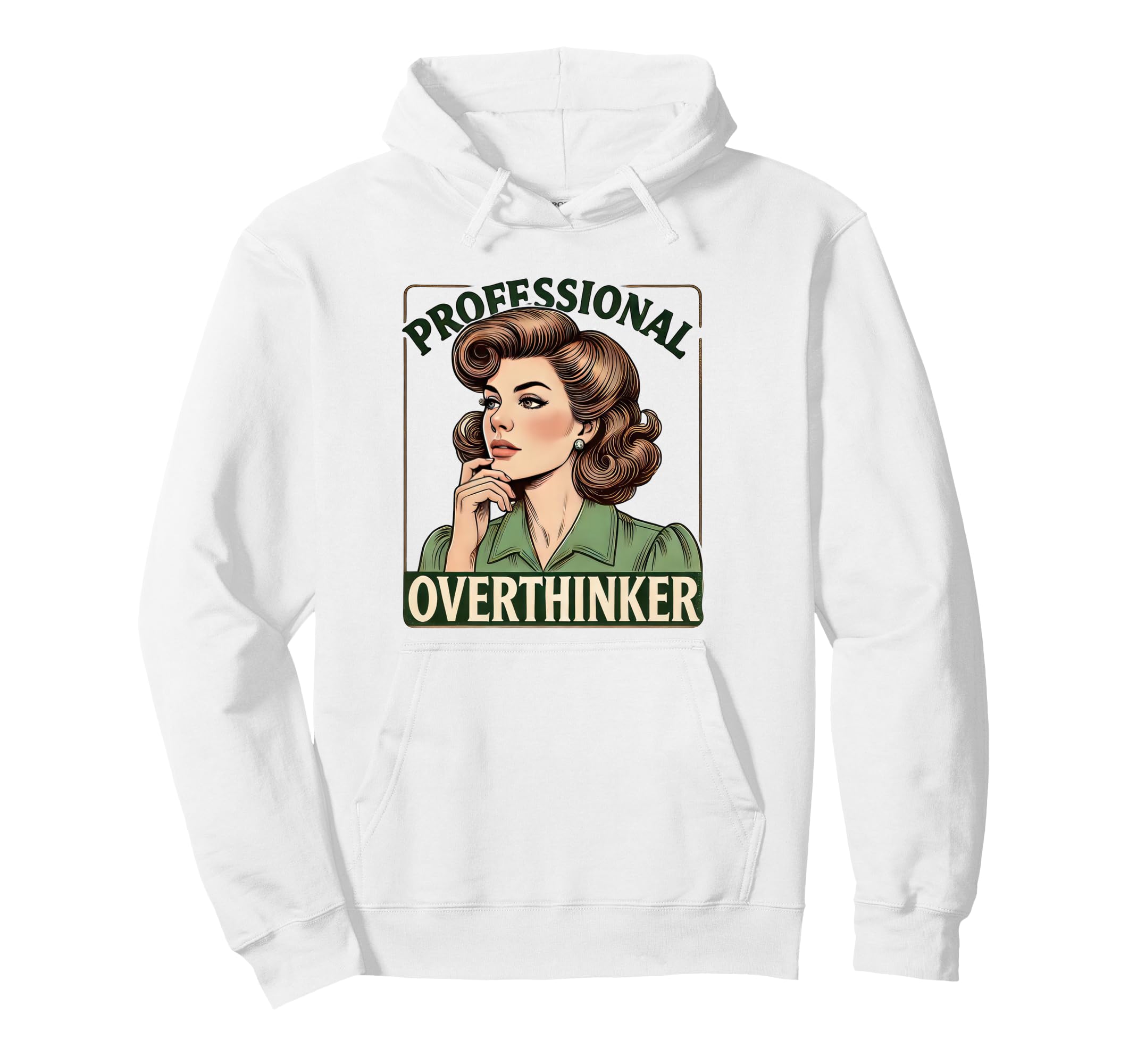 Overthinker Funny Academic Daughter Hoodie - Custom Art Print for Adults - T-Shirt, Sweatshirt, Hoodie