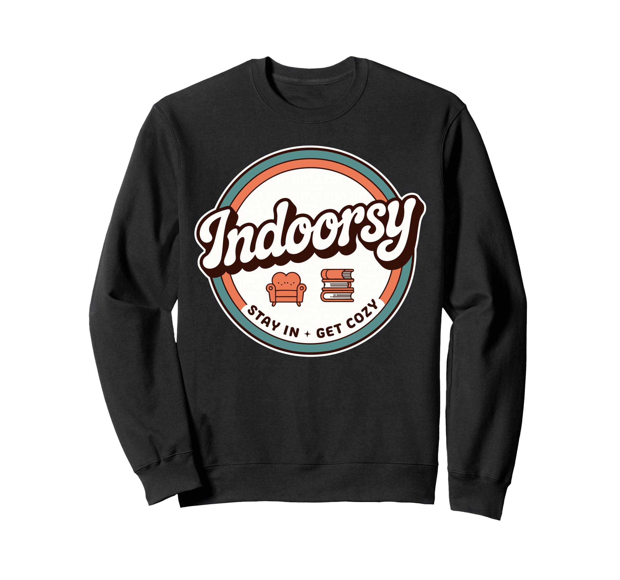 Introvert Indoorsy Antisocial Sweatshirt - Aesthetic Graphic Unisex - T-Shirt, Sweatshirt, Hoodie