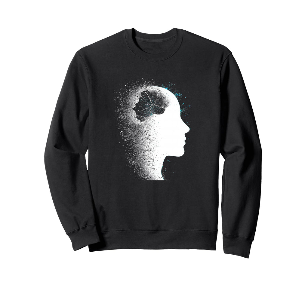 Glitch Pointillism Art Overthinker Sweatshirt - Unique Graphic for Adults - T-Shirt, Sweatshirt, Hoodie