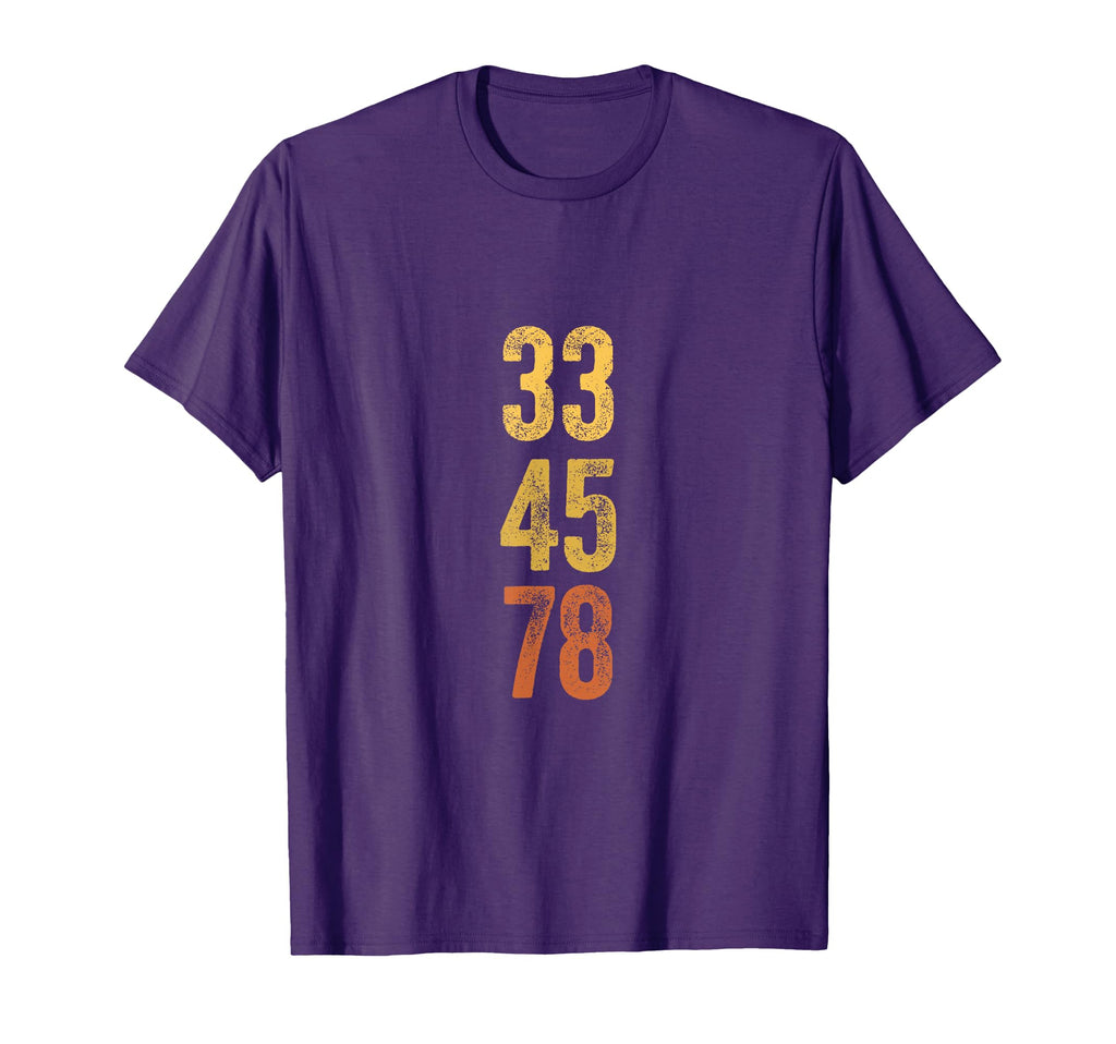 33 45 78 Rpm Vinyl Record Collector T-Shirt - Fun Novelty Design Unisex - T-Shirt, Sweatshirt, Hoodie