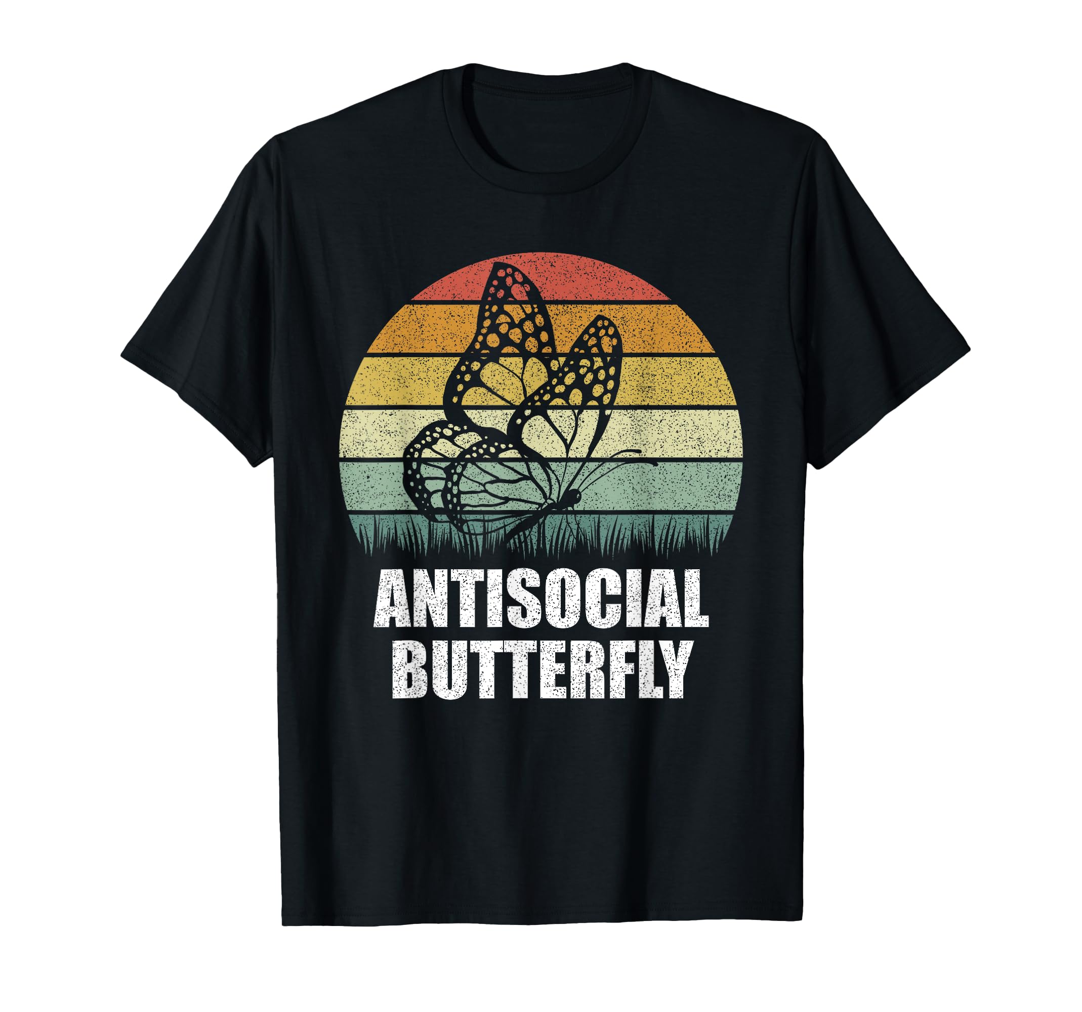 Antisocial Butterfly Funny Gifts T-Shirt - Trendy Graphic for Adults - T-Shirt, Sweatshirt, Hoodie