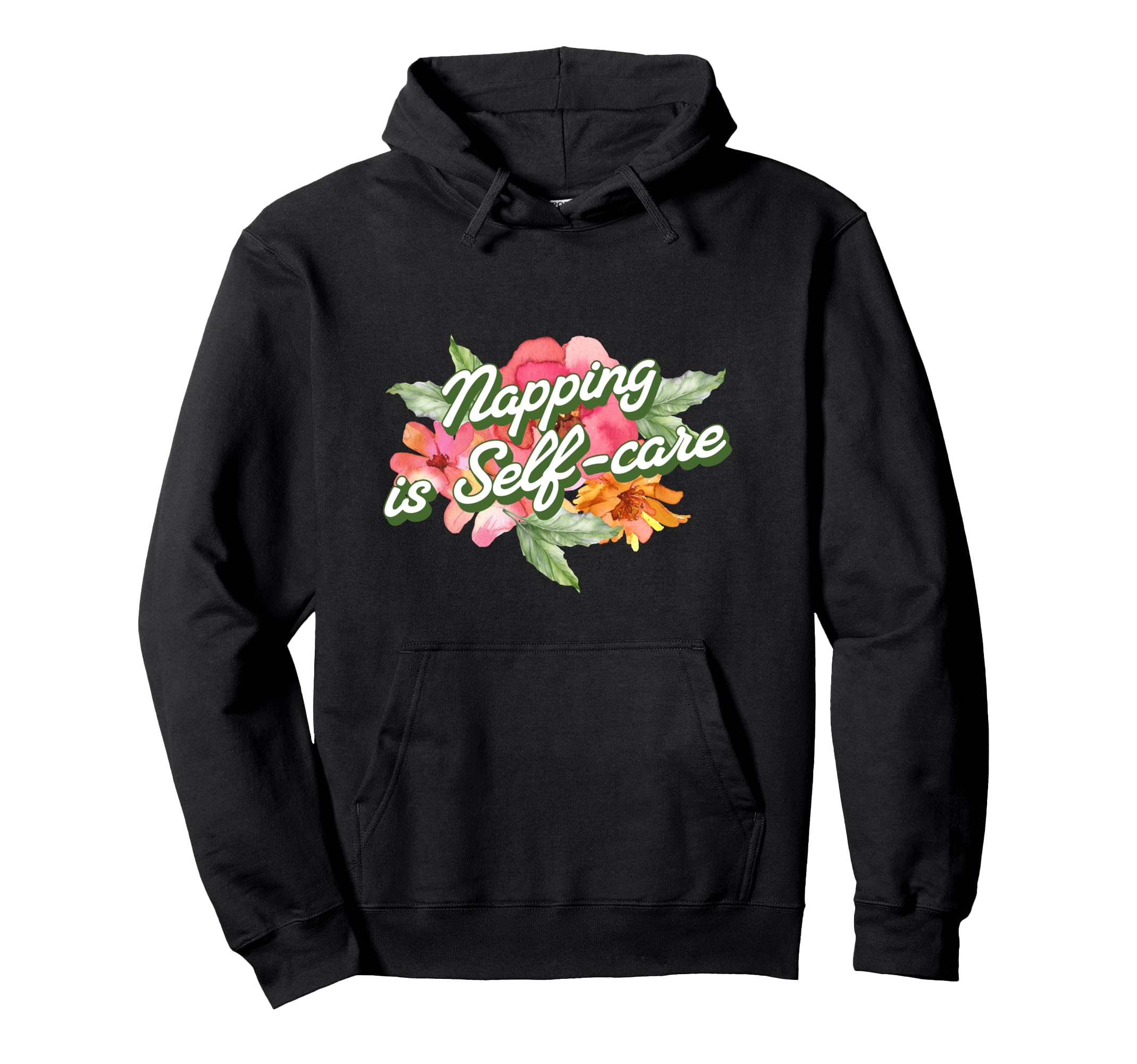 Napping Is Self Care Hoodie - Unique Graphic Men Women - T-Shirt, Sweatshirt, Hoodie