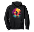 Synthwave Astronaut Cyberpunk 80S Sci Hoodie - Fun Novelty Design Unisex - T-Shirt, Sweatshirt, Hoodie