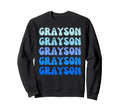 Grayson Name Stack Sweatshirt - Novelty Apparel for Adults - T-Shirt, Sweatshirt, Hoodie