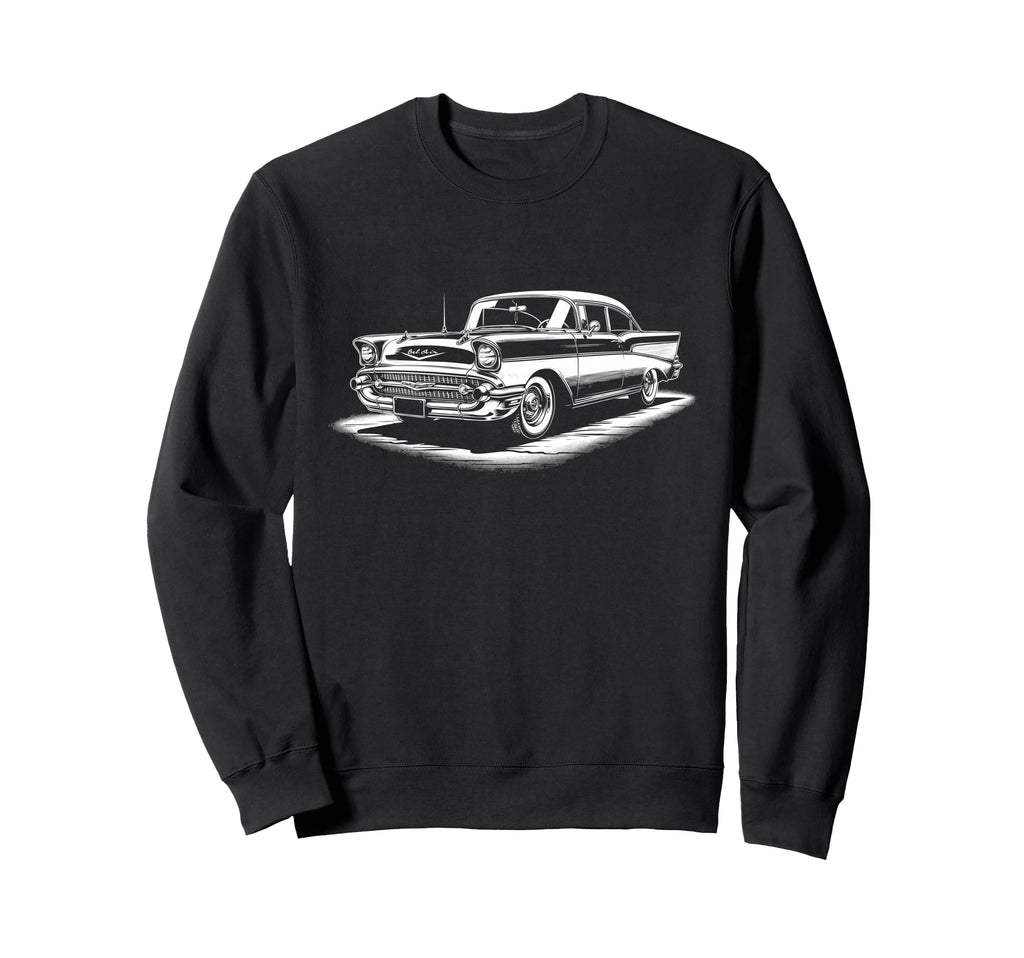 Bel Air Car Old School Hot Rod 50S Sweatshirt - Unique Graphic Men Women - T-Shirt, Sweatshirt, Hoodie
