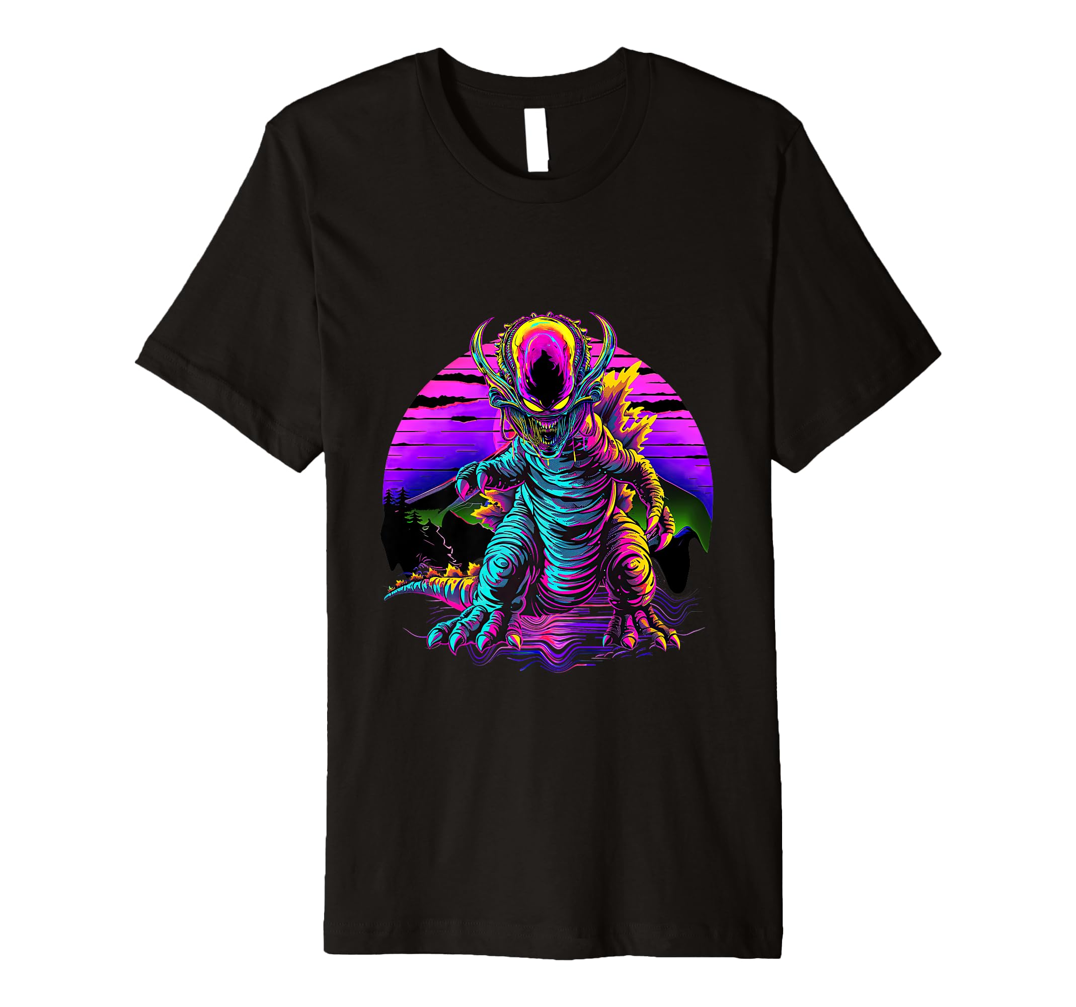 Funny Streetwear Synthwave 80S 90S T-Shirt - Graphic Print Unisex - T-Shirt, Sweatshirt, Hoodie