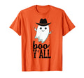 Boo Yall Ghost Scary Western Cowboy T-Shirt - Minimalist Print for Adults - T-Shirt, Sweatshirt, Hoodie