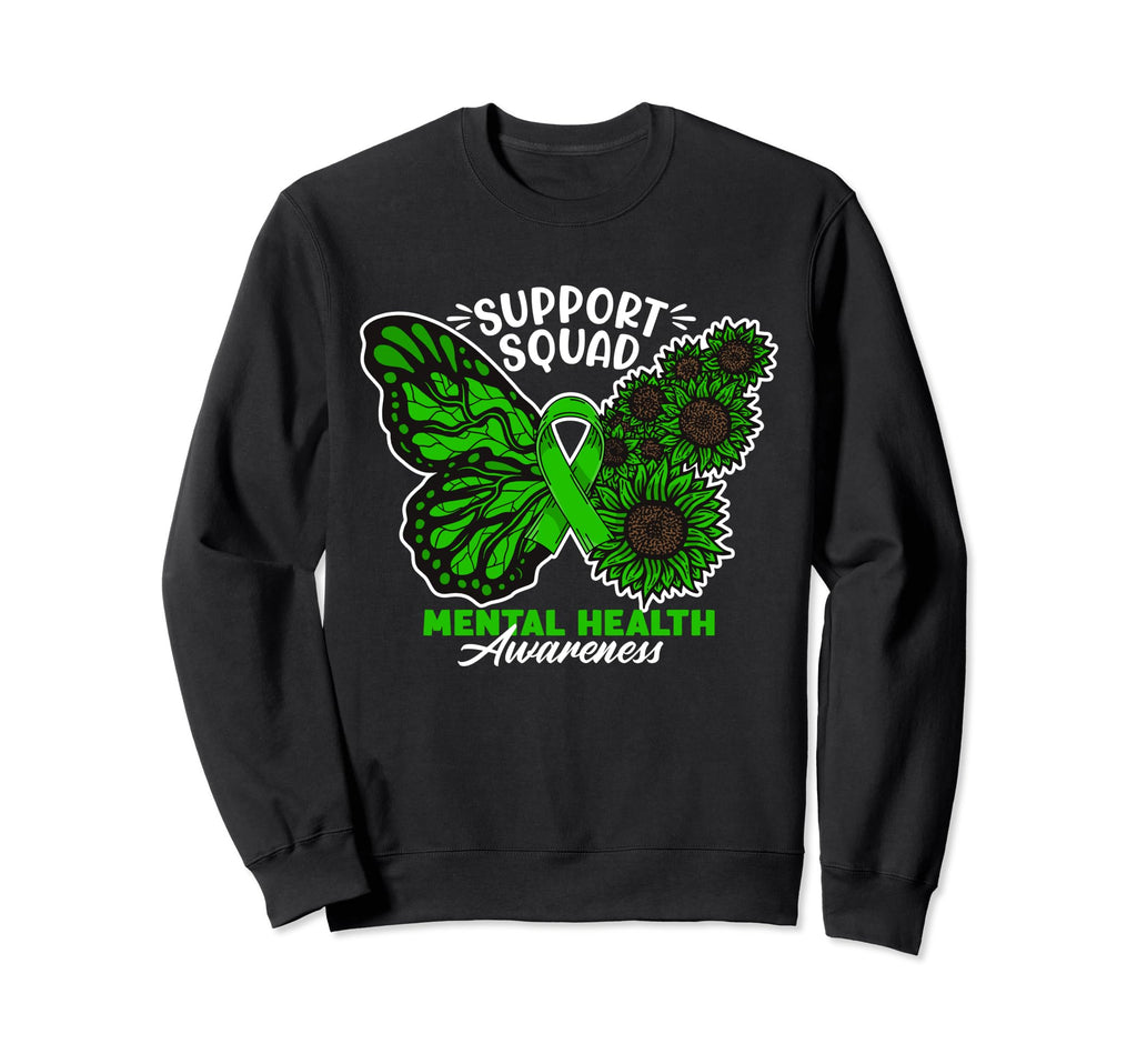 Support Awareness Squad I Sweatshirt - Minimalist Print for Adults - T-Shirt, Sweatshirt, Hoodie