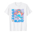 Rainbow Brite Moon Glow Neon Grid T-Shirt - Fun Novelty Design Men Women - T-Shirt, Sweatshirt, Hoodie