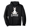 Llamaste Funny Llama Yoga Hoodie - Fun Novelty Design for Adults - T-Shirt, Sweatshirt, Hoodie