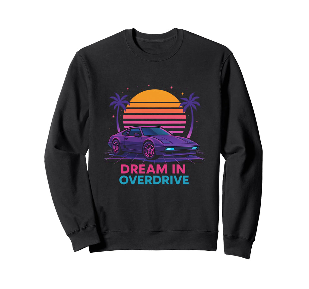 Car Enthusiast 80S Future Synthwave Sweatshirt - Graphic Print Unisex - T-Shirt, Sweatshirt, Hoodie