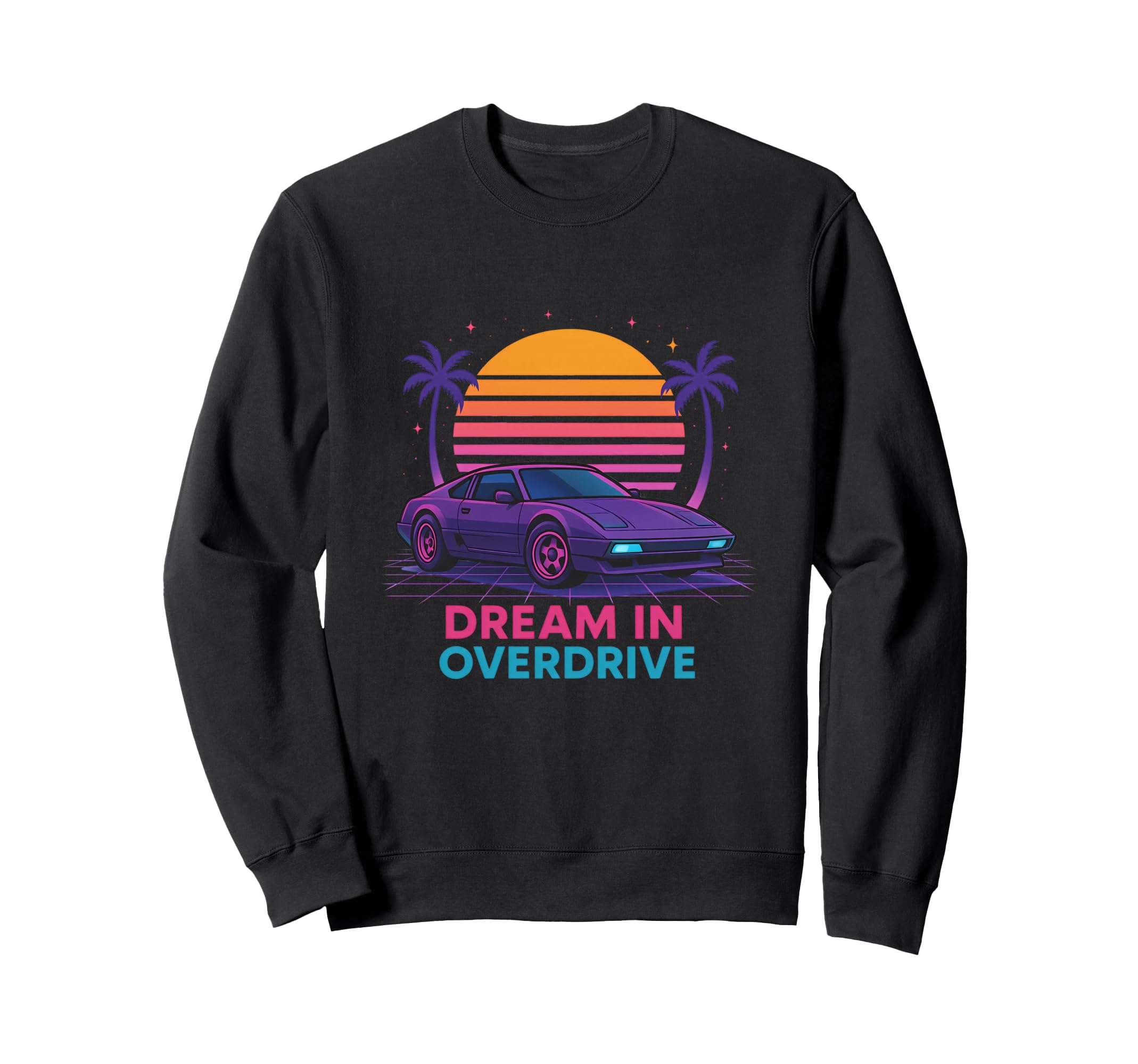 Car Enthusiast 80S Future Synthwave Sweatshirt - Graphic Print Unisex - T-Shirt, Sweatshirt, Hoodie