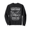Logans Garage Motorcycle Name Logan Sweatshirt - Novelty Apparel Men Women - T-Shirt, Sweatshirt, Hoodie