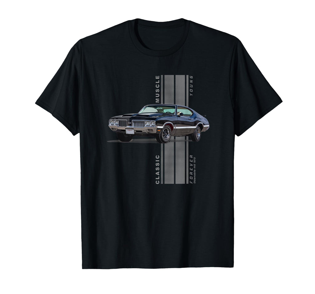 Olds 442 American Muscle Cars T-Shirt - Casual Everyday Wear Men Women - T-Shirt, Sweatshirt, Hoodie