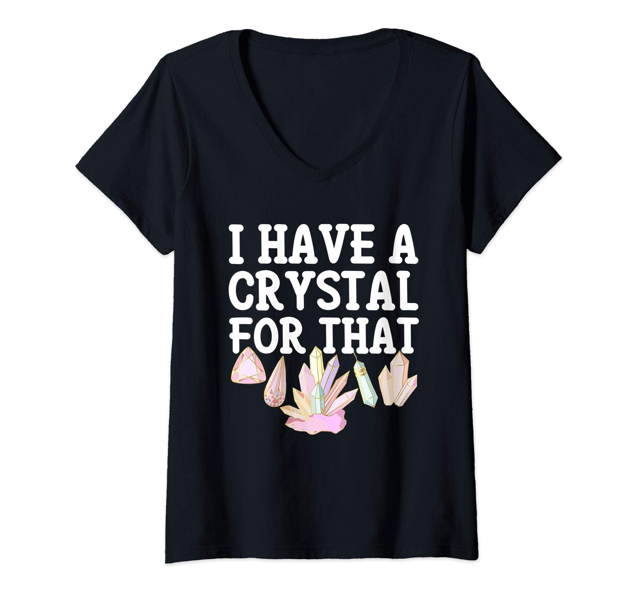 Womens Funny Crystal Lover Witchy T-Shirt - Custom Art Print for Adults - T-Shirt, Sweatshirt, Hoodie