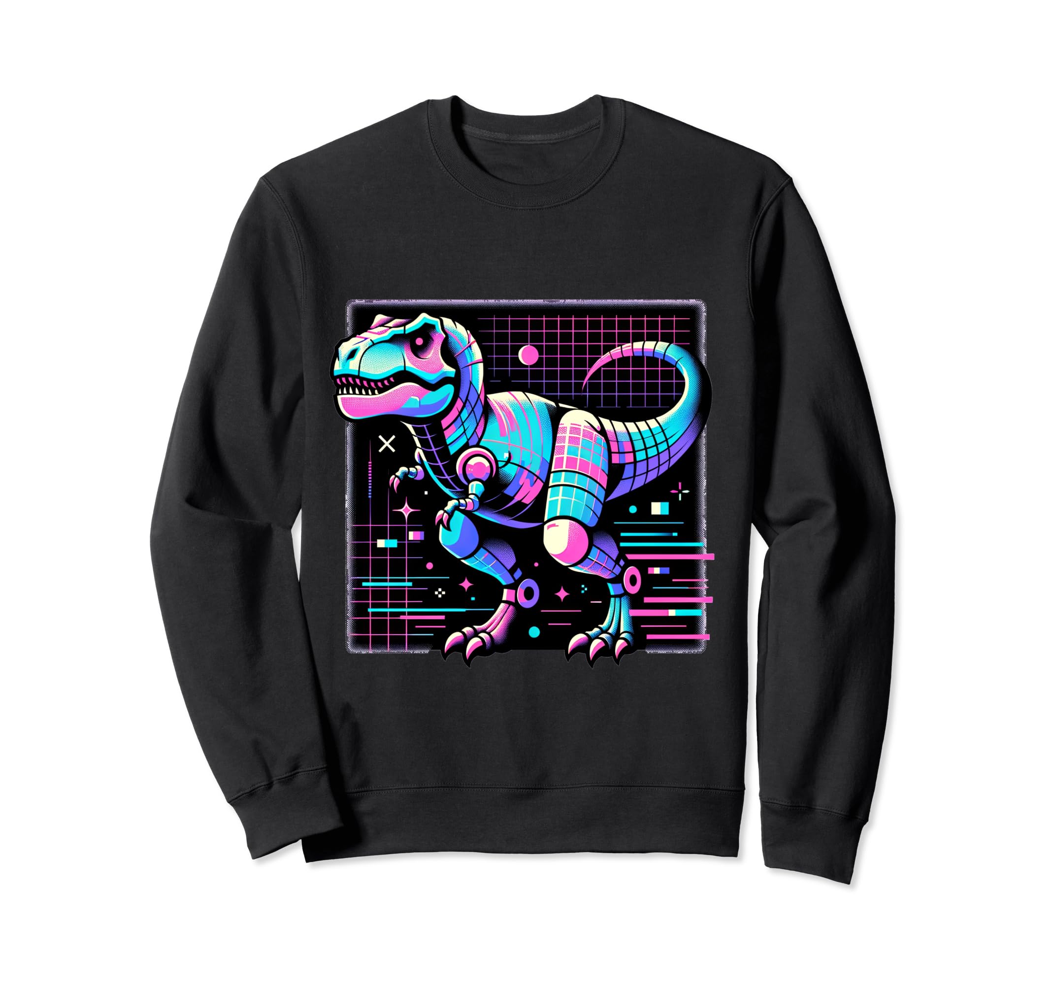 Pastel Goth Vaporwave Aesthetic T Rex Sweatshirt - Trendy Graphic Unisex - T-Shirt, Sweatshirt, Hoodie