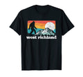 West Richland Washington Bigfoot T-Shirt - Minimalist Print for Adults - T-Shirt, Sweatshirt, Hoodie