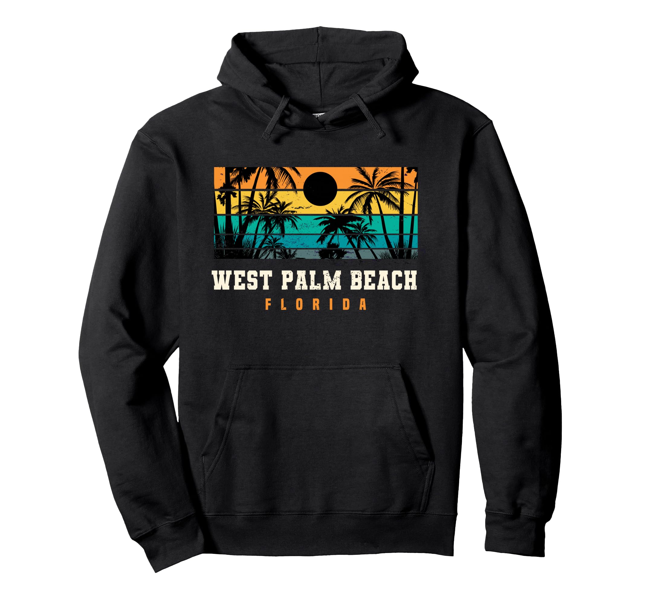 West Palm Beach Florida West Palm Beach Hoodie - Unique Graphic for Adults - T-Shirt, Sweatshirt, Hoodie