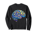 Brain Psychology Mental Health Sweatshirt - Casual Everyday Wear Unisex - T-Shirt, Sweatshirt, Hoodie
