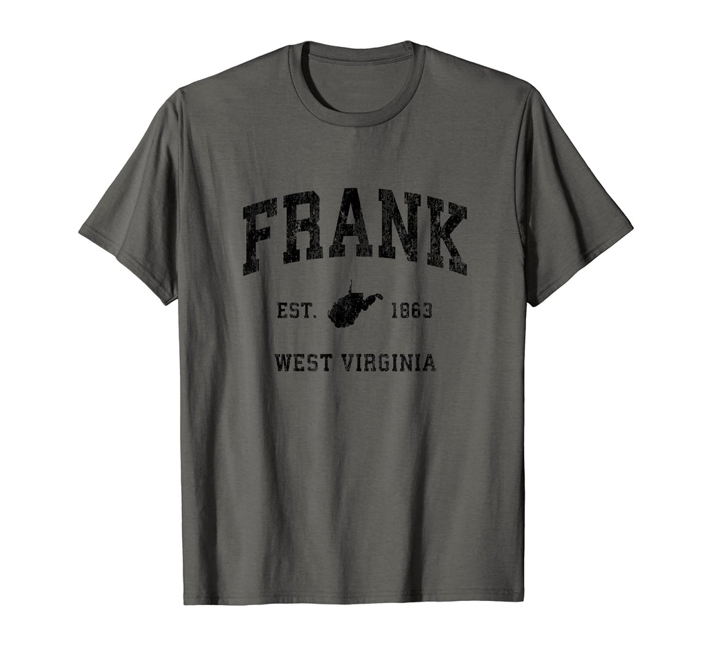 Frank West Virginia Wv Athletic Black T-Shirt - Graphic Print Men Women - T-Shirt, Sweatshirt, Hoodie
