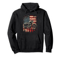 Motorcycle Flag Hoodie - Trendy Graphic Men Women - T-Shirt, Sweatshirt, Hoodie