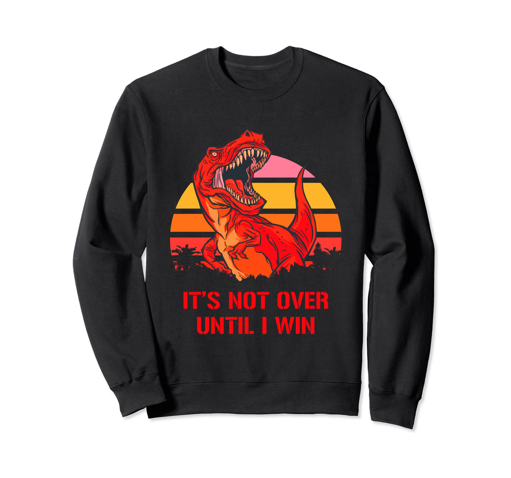 T Rex Raptor Hunter Hunting Sunset Sweatshirt - Fun Novelty Design Unisex - T-Shirt, Sweatshirt, Hoodie