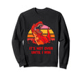 T Rex Raptor Hunter Hunting Sunset Sweatshirt - Fun Novelty Design Unisex - T-Shirt, Sweatshirt, Hoodie