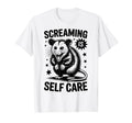 Funny Opossum Raccoon Screaming Is T-Shirt - Custom Art Print for Adults - T-Shirt, Sweatshirt, Hoodie