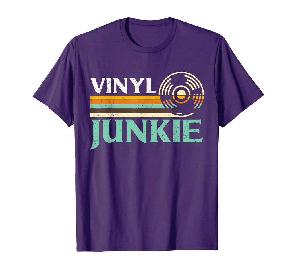 Funny Vinyl Junkie Music Lover 33 45 78 T-Shirt - Minimalist Print Unisex - T-Shirt, Sweatshirt, Hoodie
