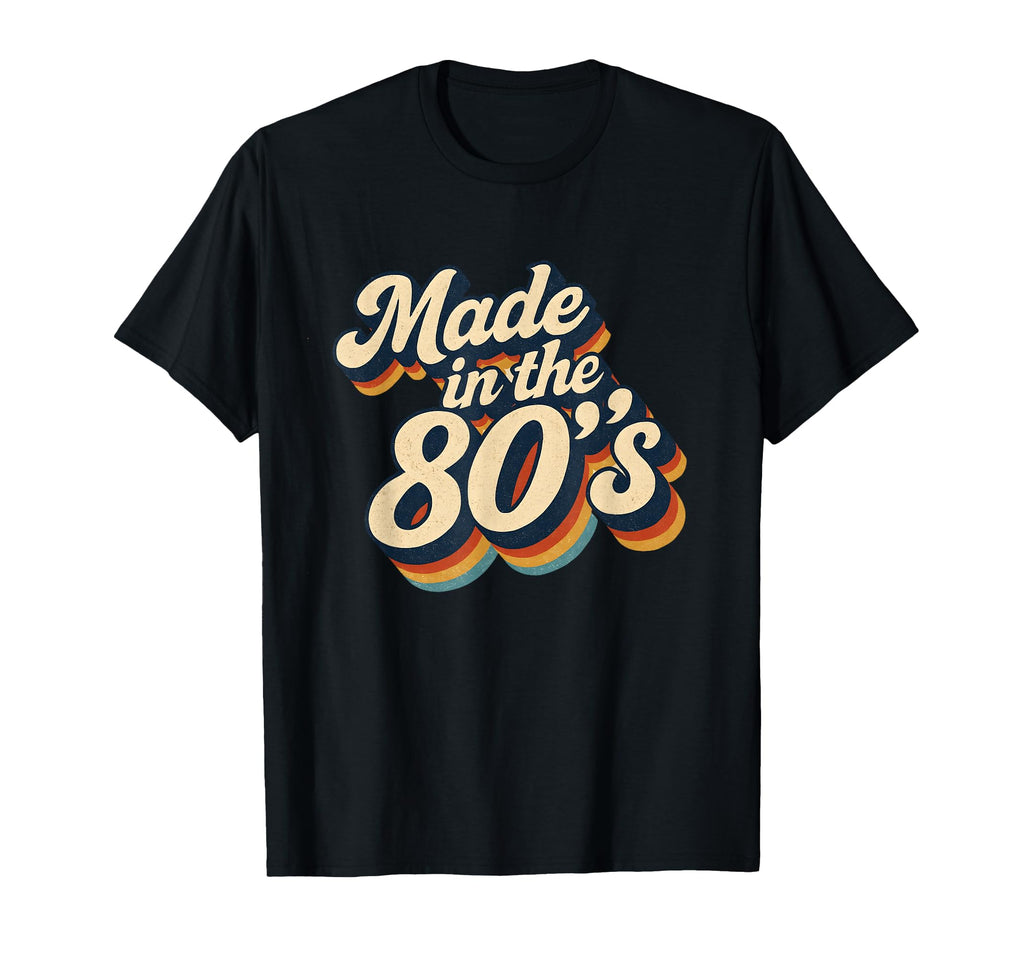 80S Typography Old School Throwback T-Shirt - Minimalist Print for Adults - T-Shirt, Sweatshirt, Hoodie