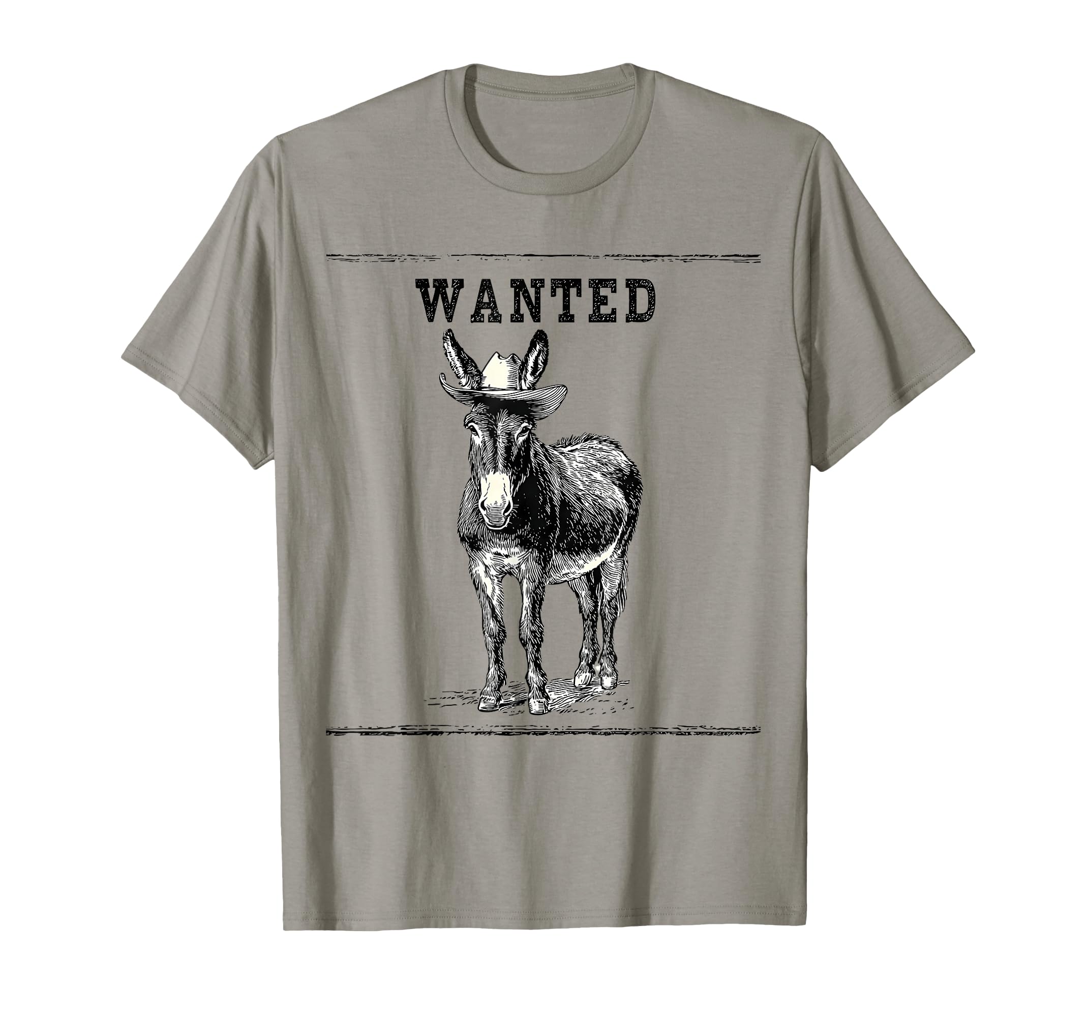 Country Cowboy Donkey Rodeo Cowgirl T-Shirt - Graphic Print for Adults - T-Shirt, Sweatshirt, Hoodie