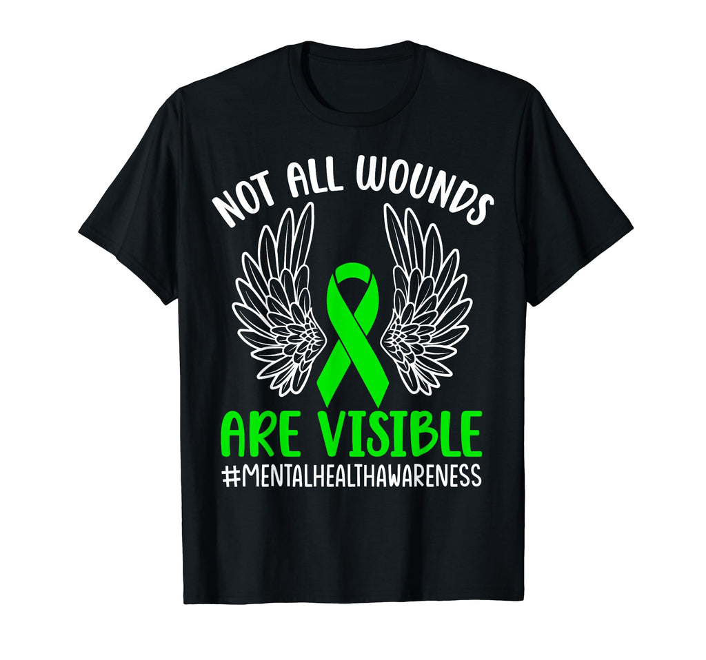 Not All Wounds Are Visible T-Shirt - Minimalist Print for Adults - T-Shirt, Sweatshirt, Hoodie