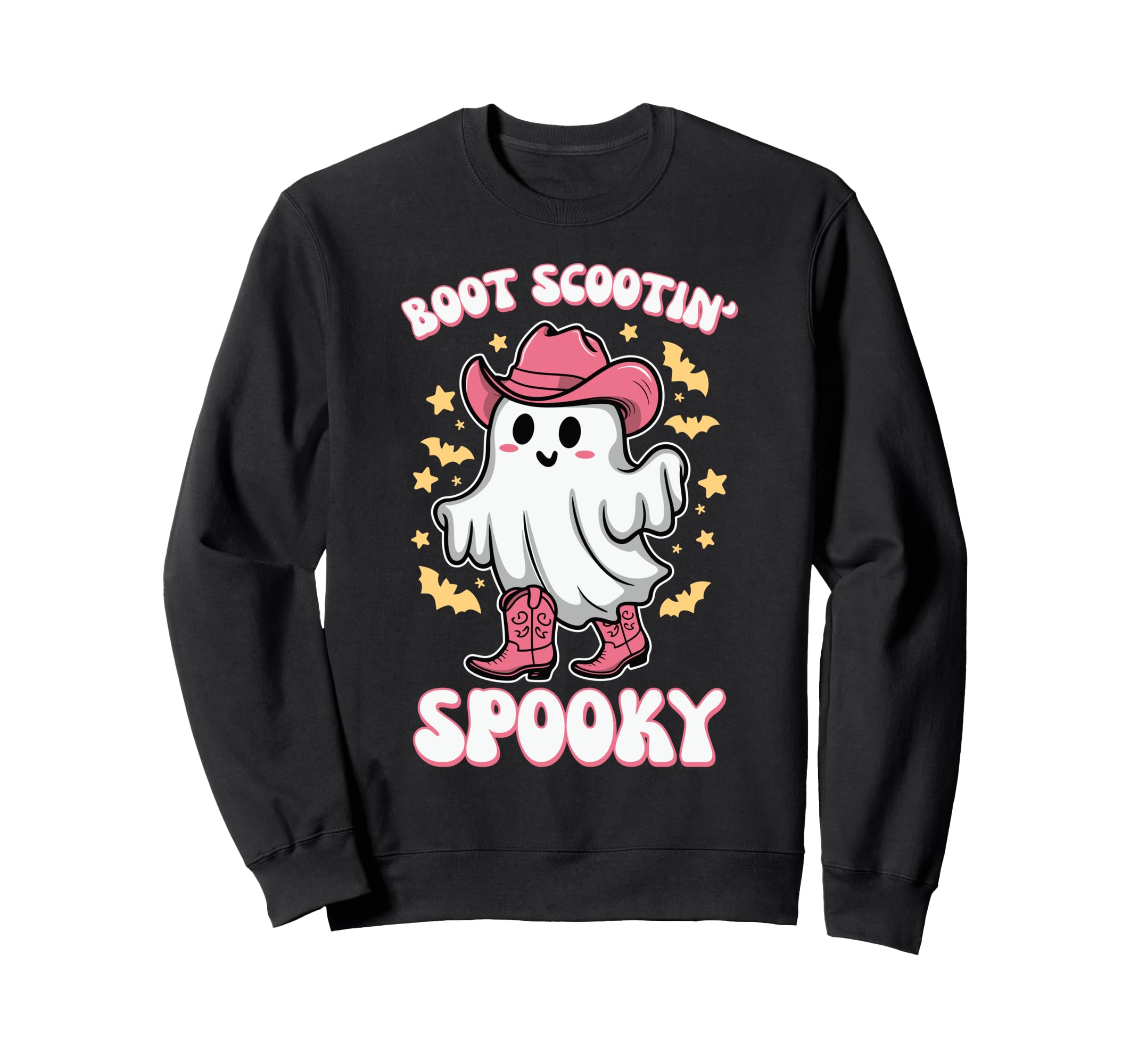 Boot Scootin Spooky Western Sweatshirt - Fun Novelty Design Men Women - T-Shirt, Sweatshirt, Hoodie